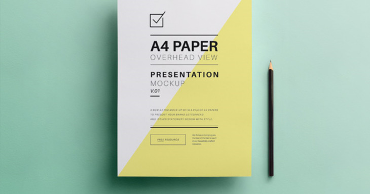 Download 10 Free Psd A4 Paper Mockups Graphberry Blog