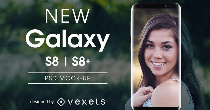 New Galaxy S8 and S8+ Mockup
