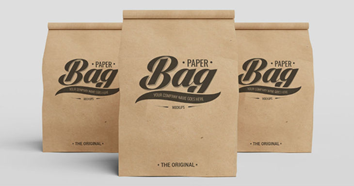 The Original Paper Bag Free PSD Mockup