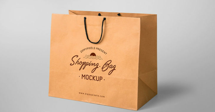 Simple & Appealing Paper Bag Mockup